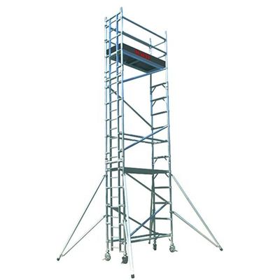 Un buen precio. Torre de andamios de aluminio ligero, andamios de aluminio versátiles marco H en línea