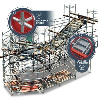 Un buen precio. Comerciante Pro Escafondo de aluminio portátil Torre de montaje de operador único Transporte de furgoneta Compatible con menos de 20 kg en línea