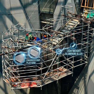 Un buen precio. Plataforma extendida de nivel de cubierta con anclaje de amarre y montura láser para torre de andamio de aluminio para inspección de puentes en línea